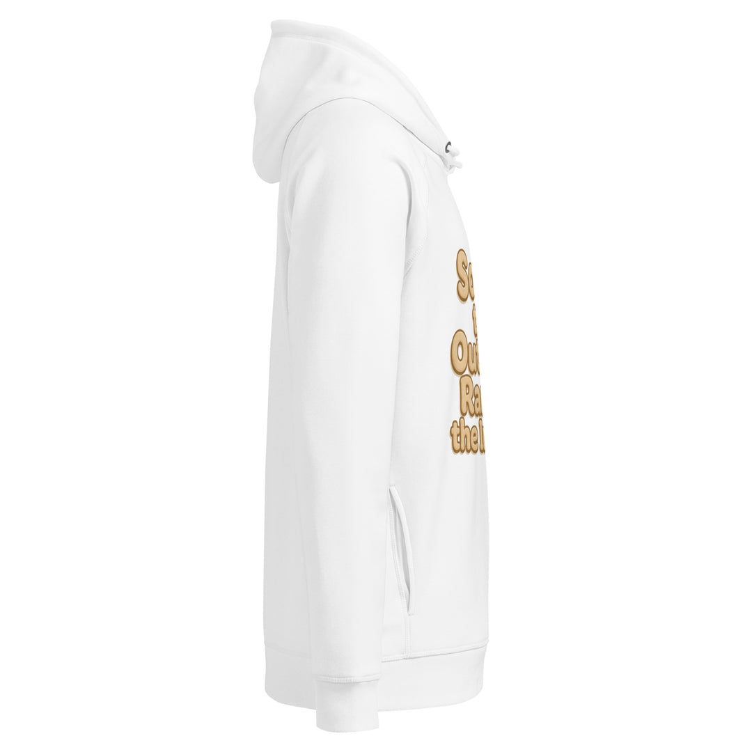 Unisex organic side pocket hoodie