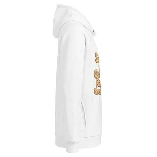 Unisex organic side pocket hoodie