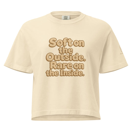 Womens heavyweight boxy tee