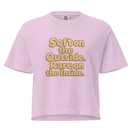 Womens heavyweight boxy tee