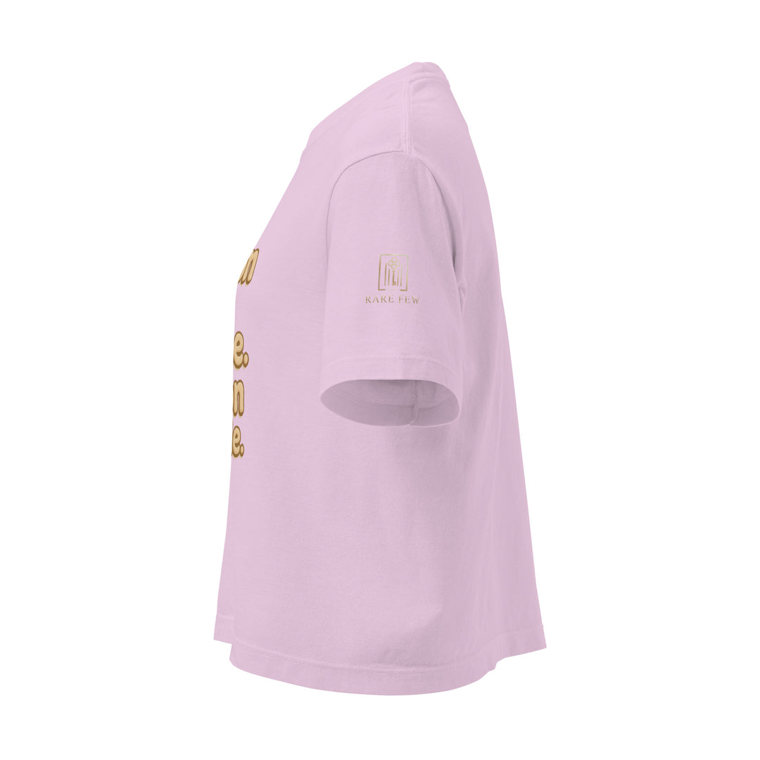 Womens heavyweight boxy tee