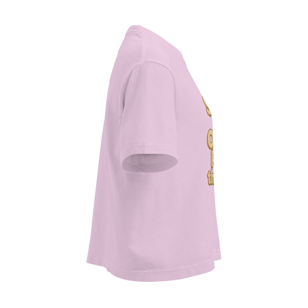 Womens heavyweight boxy tee