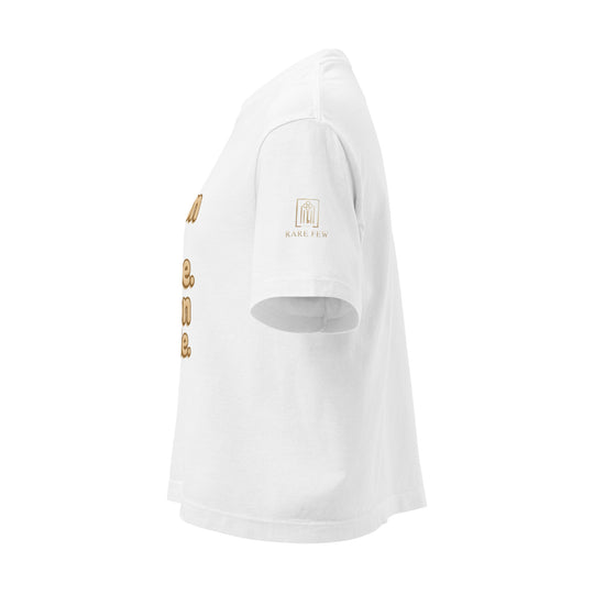 Womens heavyweight boxy tee