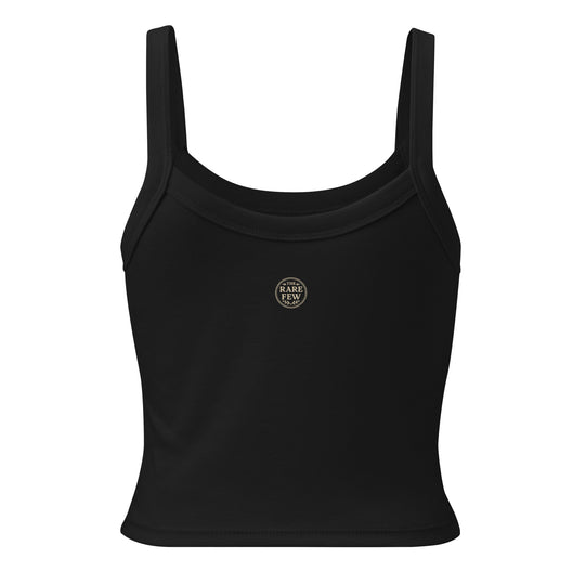 micro-rib tank top for women