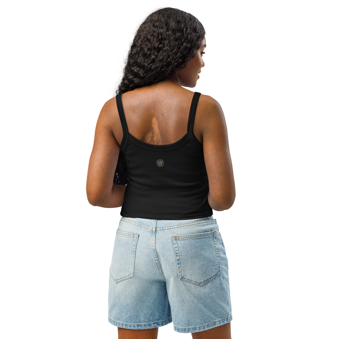 micro-rib tank top for women