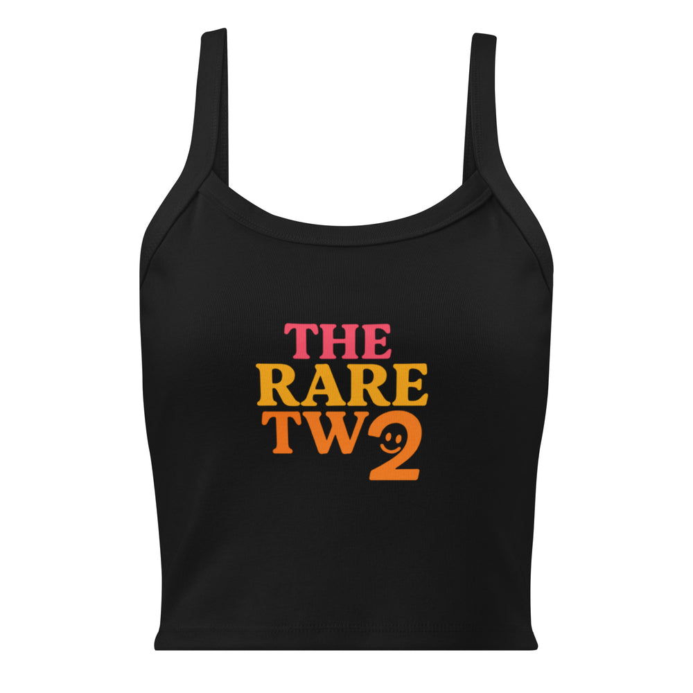 micro-rib tank top for women